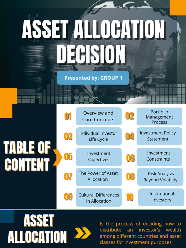 Asset Allocation - Grp 1 2 | PDF | Asset Allocation | Investment Fund