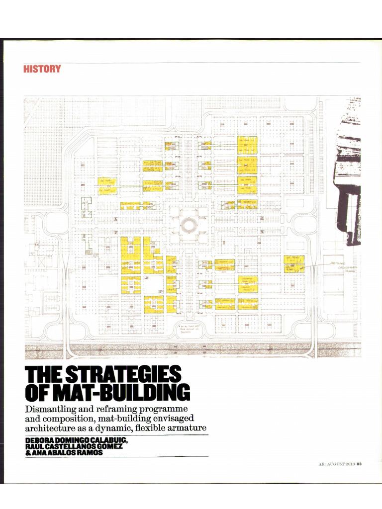 The Strategies of Mat-Building | PDF