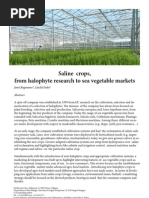 Download Saline Crops From Halophyte Research to Sea Vegetable Markets by Joost BOGEMANS SN102170797 doc pdf