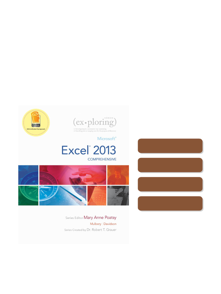Exploring Microsoft Excel 2013 Comprehensive Exploring for Office 2013 ...