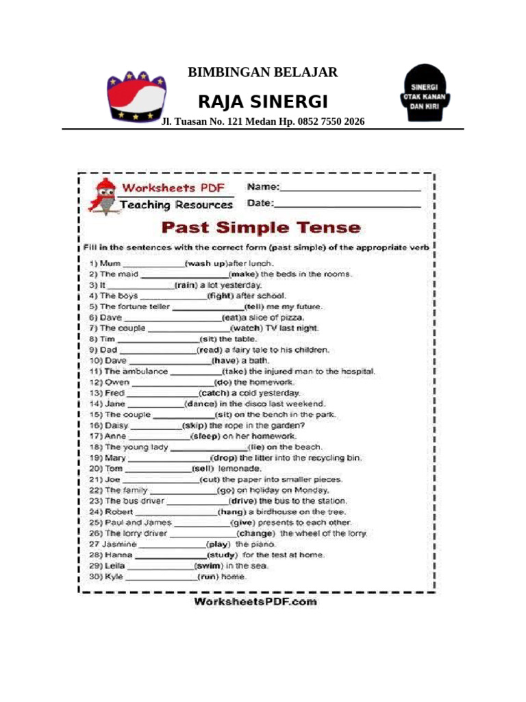 Simple Past 3 | PDF