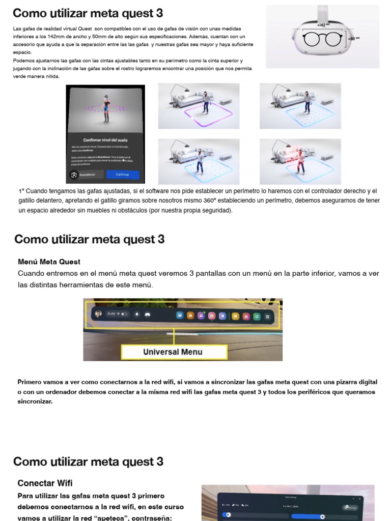 Guia Meta Quest | PDF | Realidad aumentada | Aplicación movil