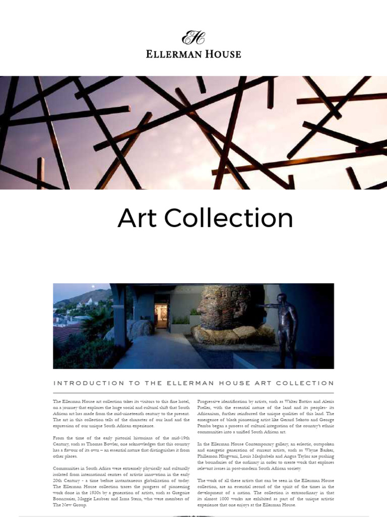 Ellerman House Art Brochure | PDF | The Arts