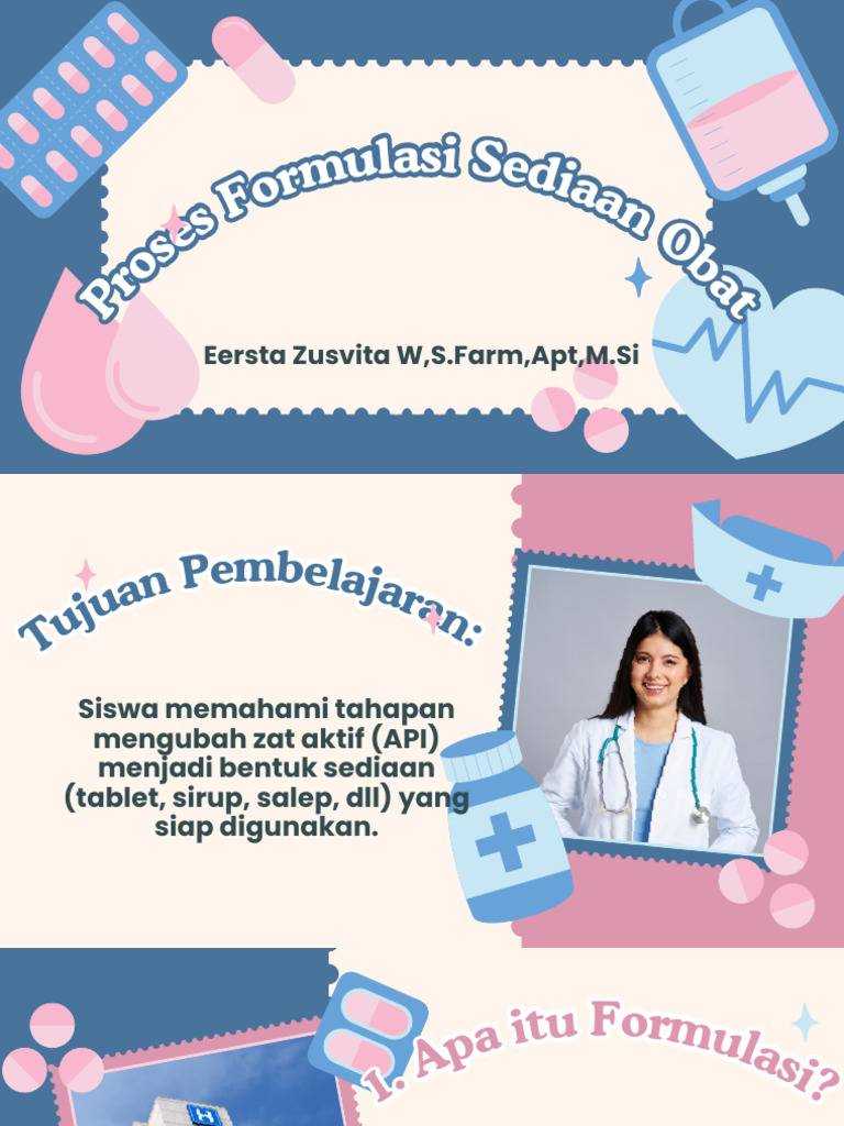 MAPIL - Proses Formulasi Sediaan Obat | PDF