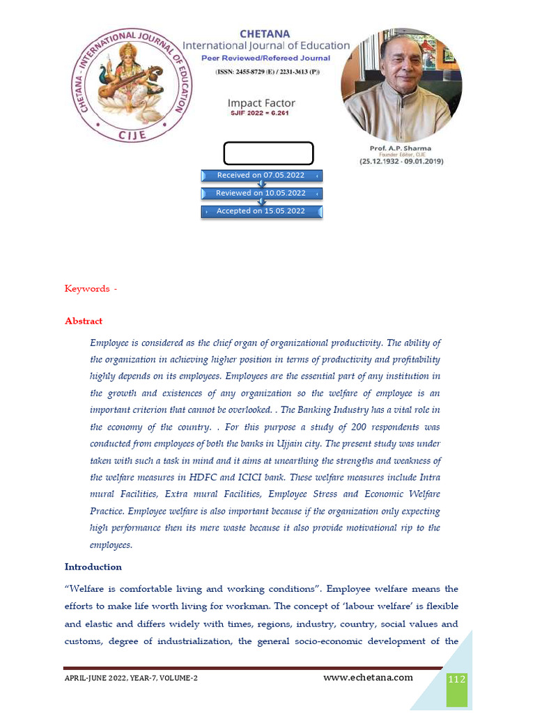 Quality of working life | PDF | Employment | Analysis Of Variance