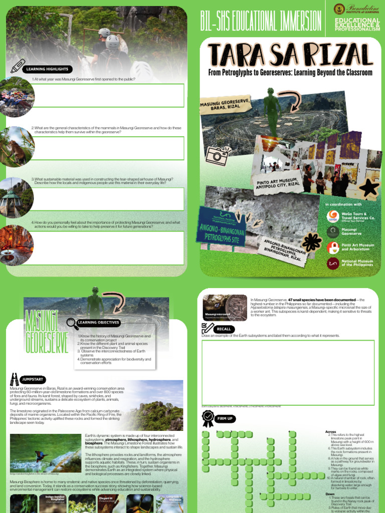 Shs Educ Trip Module | PDF | Earth Sciences | Rock Art