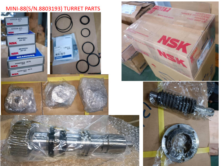 寄出 MINI-88 (8803193) turret parts | PDF
