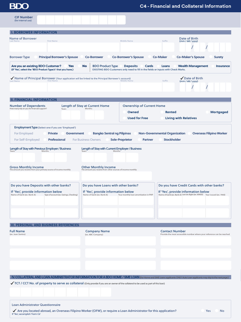 Form C4-C5 | PDF | Loans | Banking