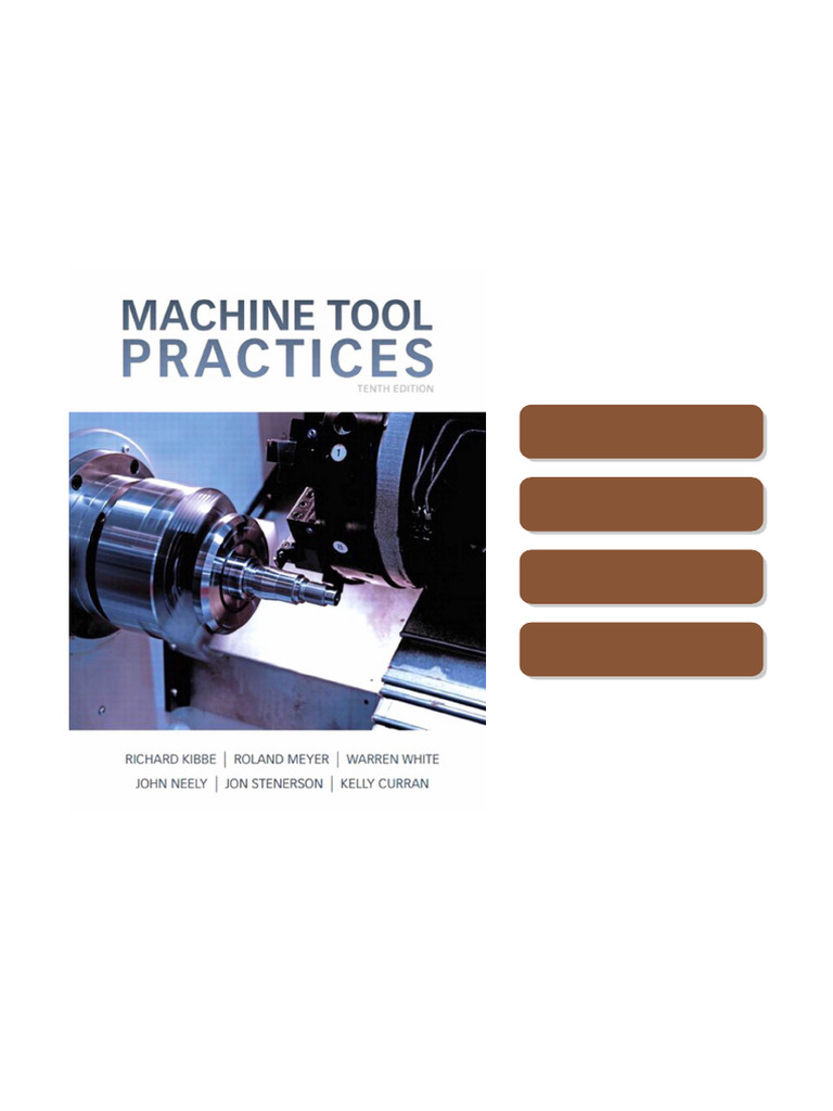 Machine Tool Practices 10th Edition by Richard R. Kibbe Available Any ...