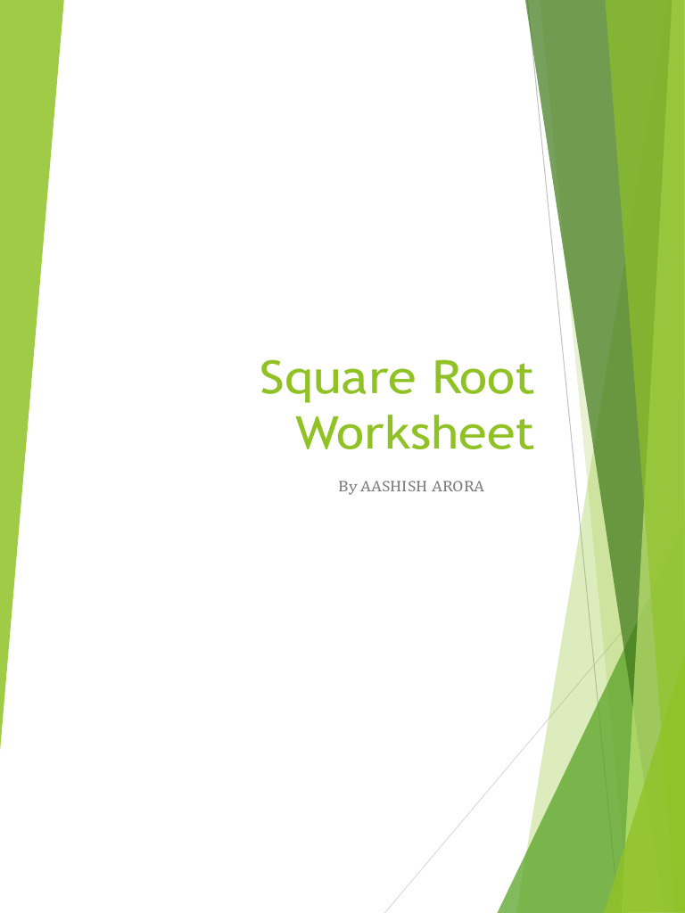 Square_roots (1) (1) | PDF