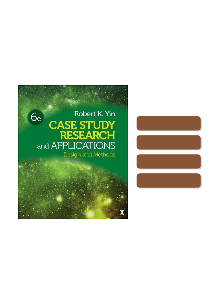 Case Study Research and Applications: Design and Methods Sixth