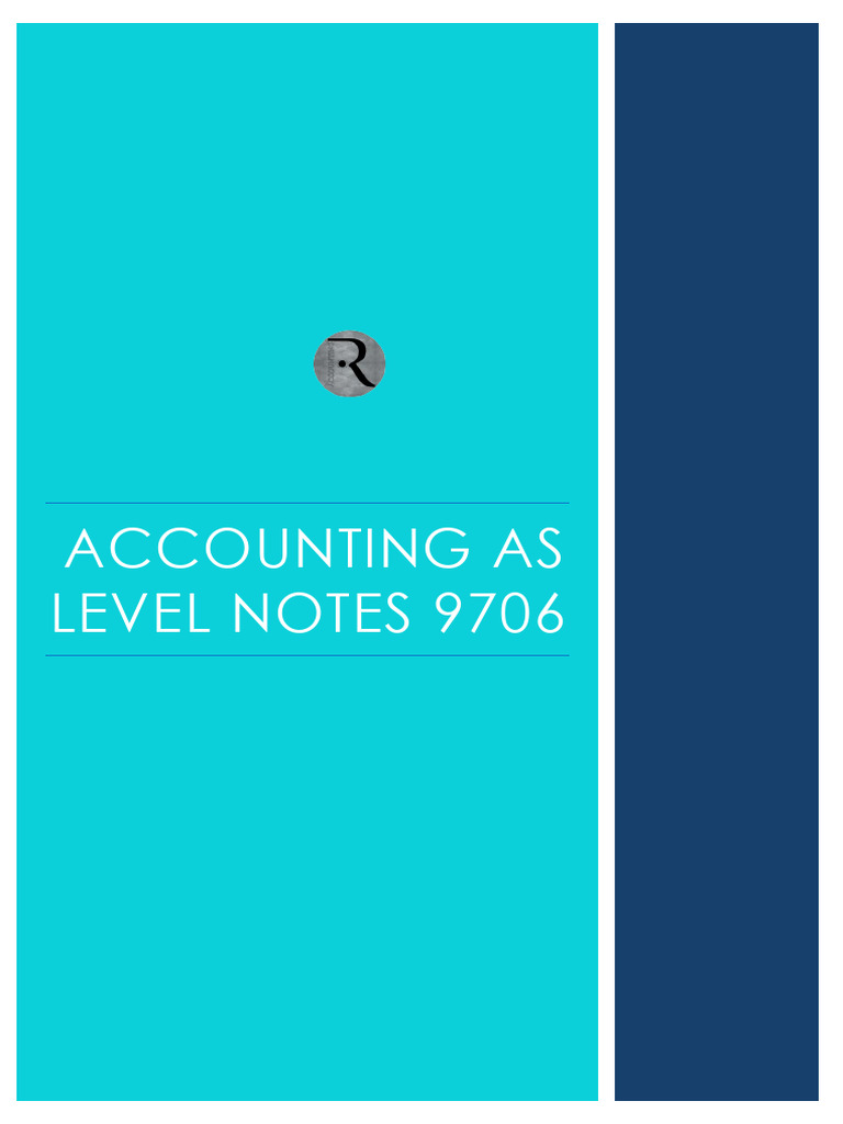 Accounting Notes | PDF | Debits And Credits | Bookkeeping