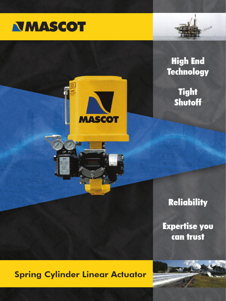 Mascot Spring Cylinder Linear Actuator | PDF | Valve | Actuator