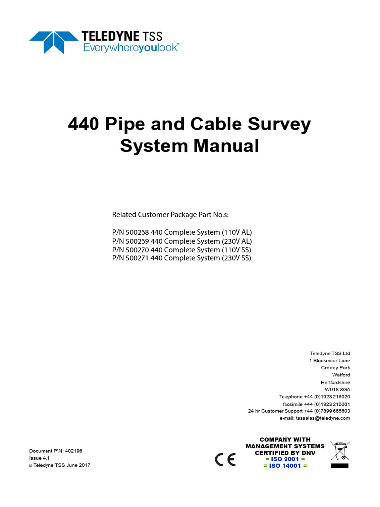 440 Pipe Tracker | PDF | Power Supply | Electronics