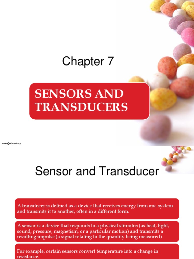 Chapter 7 Sensors and Transducers PDF Electrical Resistance And