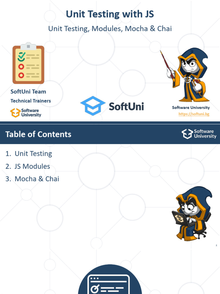 15 Unit Testing With JS | PDF | Unit Testing | Computer Engineering