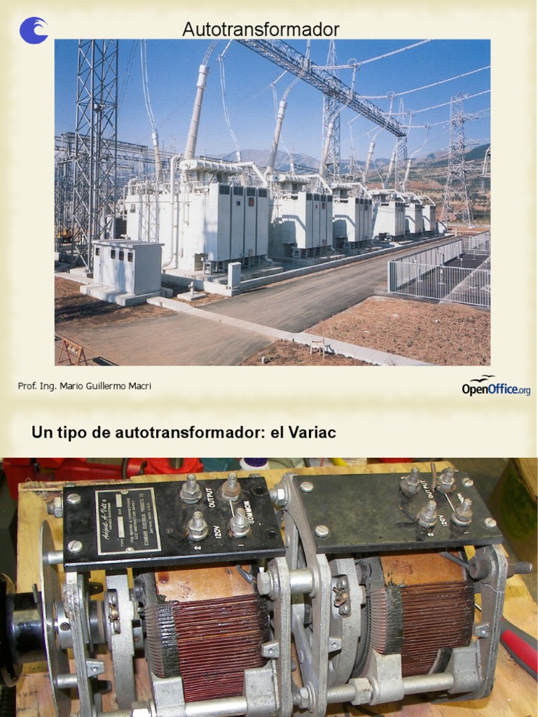 T06 - Autotransformador | PDF | Transformador | Poder (Física)