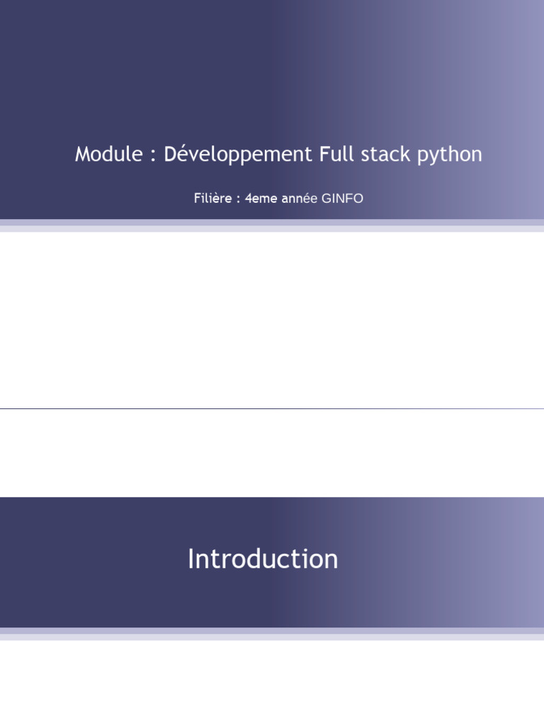 Développement WEB Avec Python | PDF | Structure de contrôle | Python ...