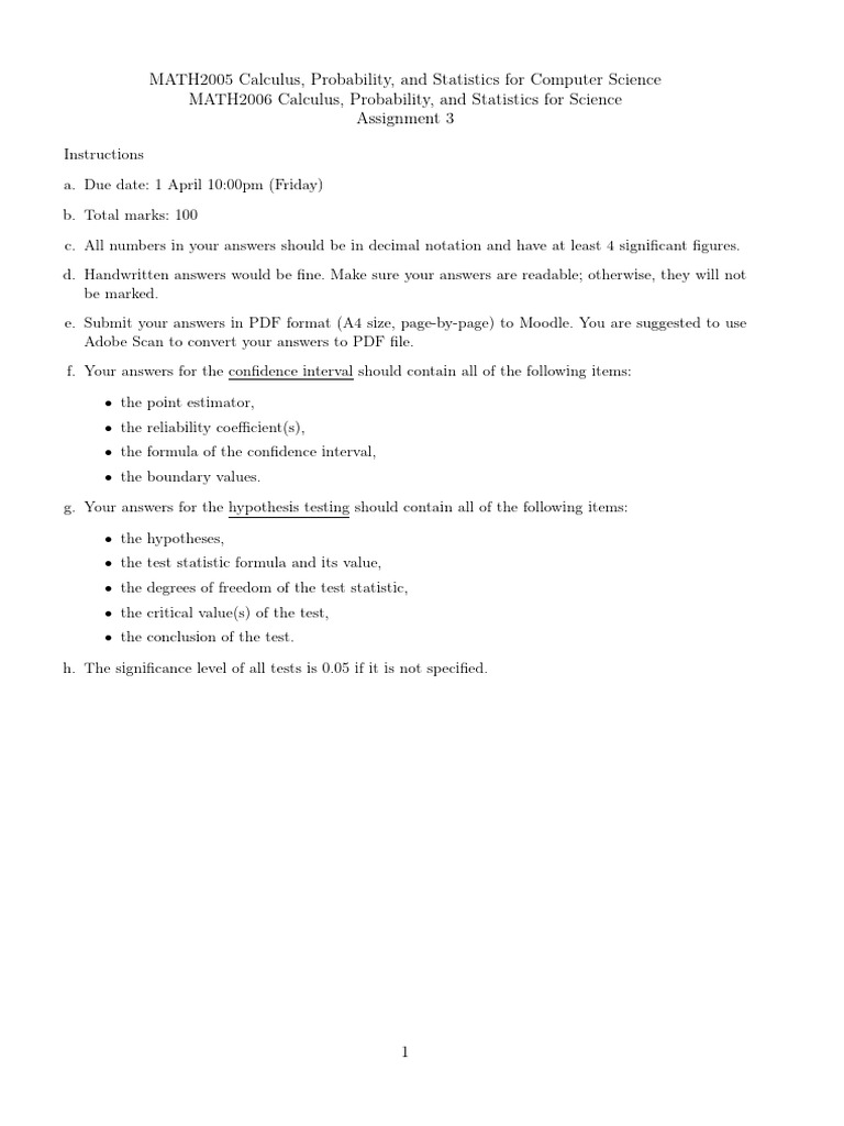 Assignment 03 | PDF