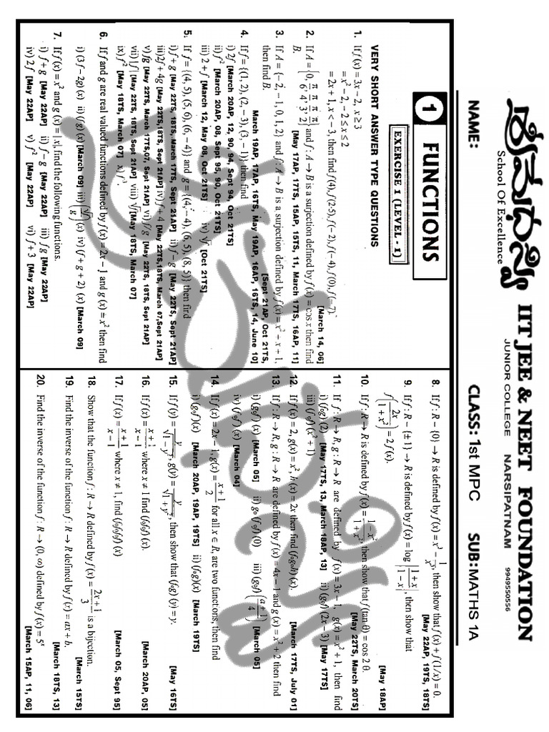 1A Deepthi Excercise PDF (1) | PDF