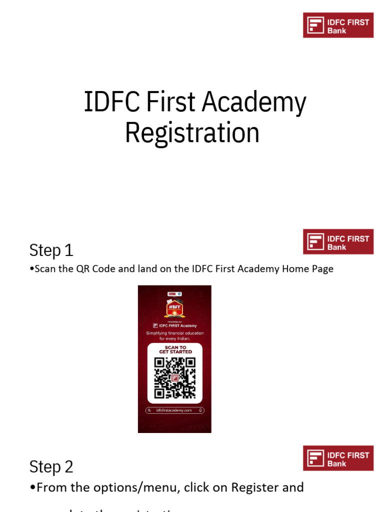 IDFC Registration | PDF