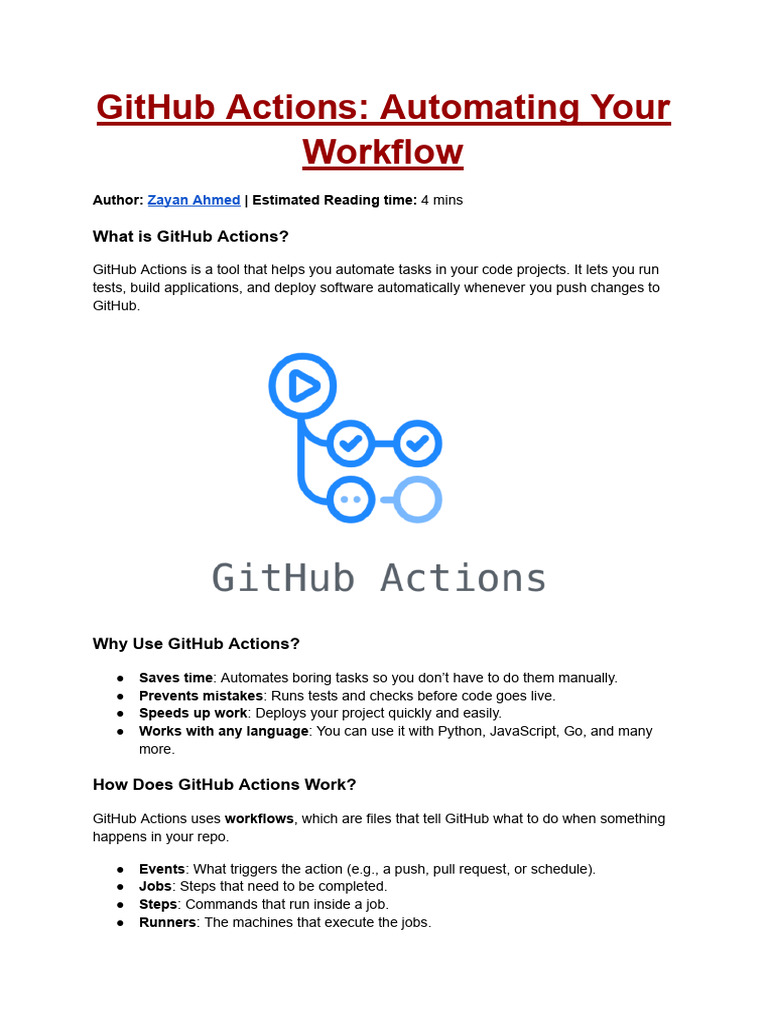 GitHub Action | PDF | Secure Shell | Computing