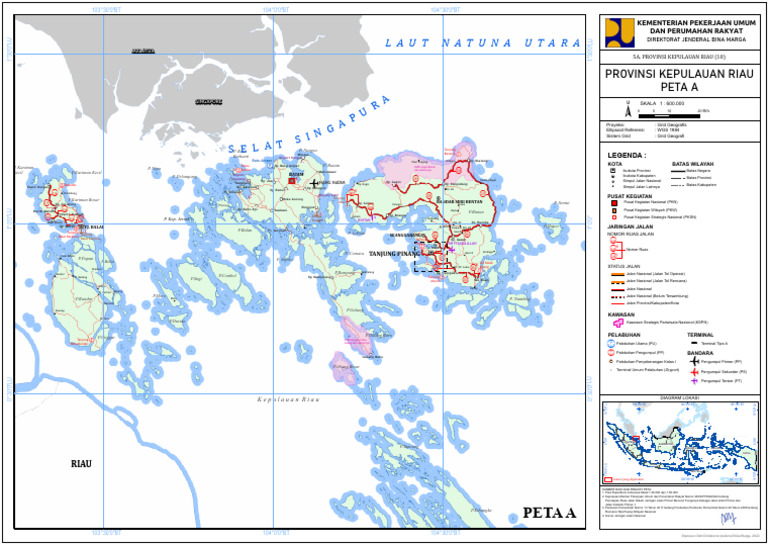 Kepulauan Riau - Peta Provinsi (A) | PDF