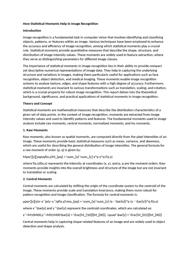 Maths Report | PDF