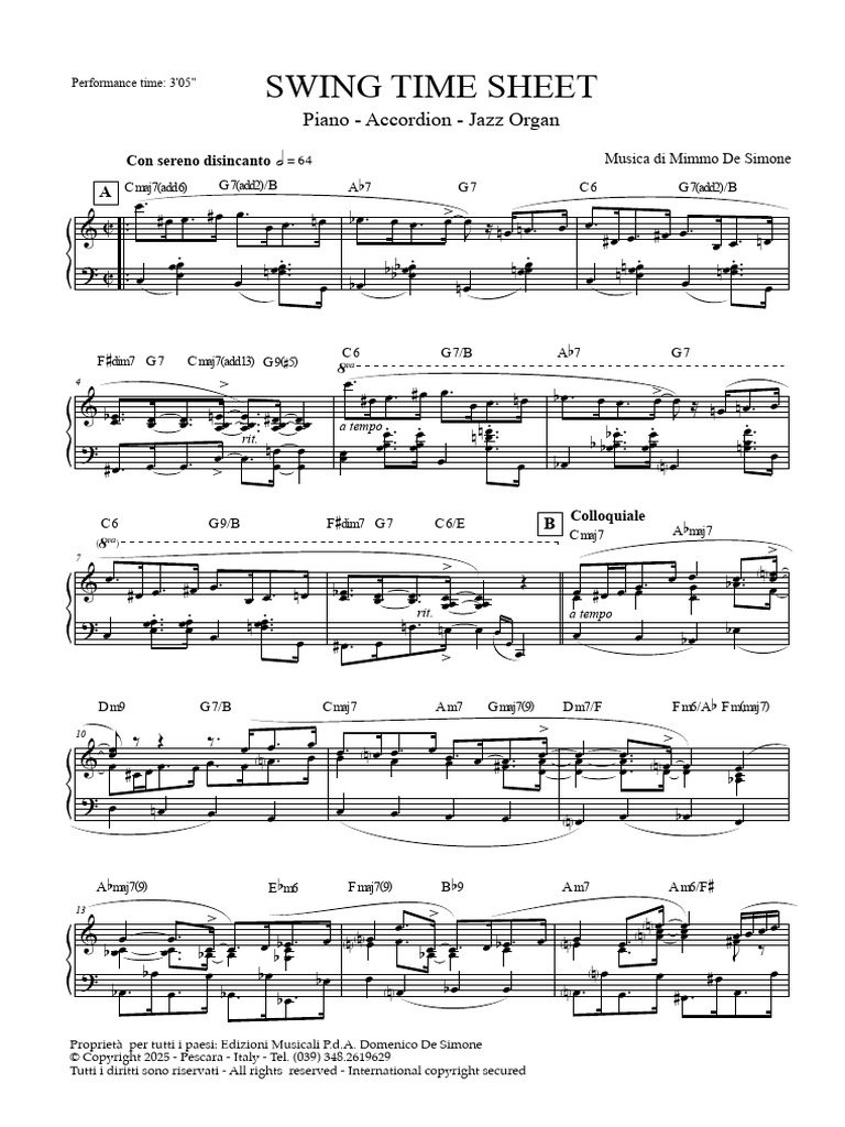 Swing Time Sheet | PDF | Échecs | Théorie (échecs)