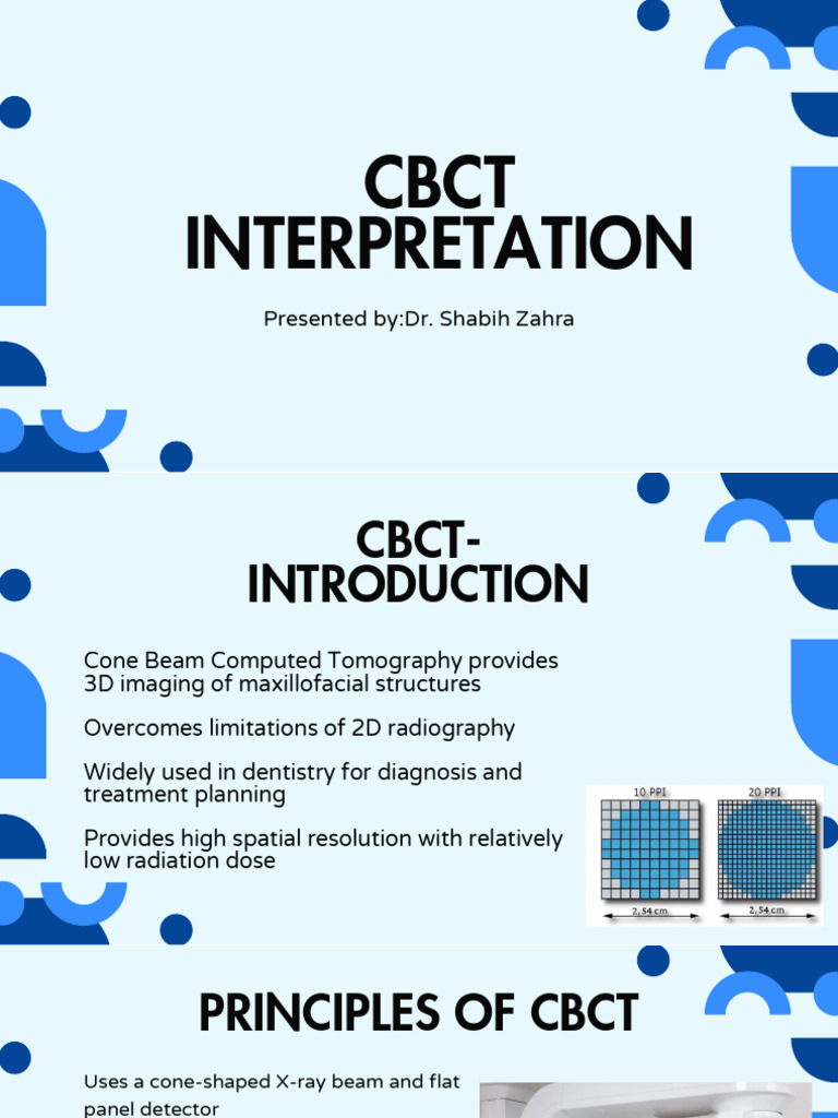 Cbct Interpretations | PDF | Ct Scan | Medical Specialties