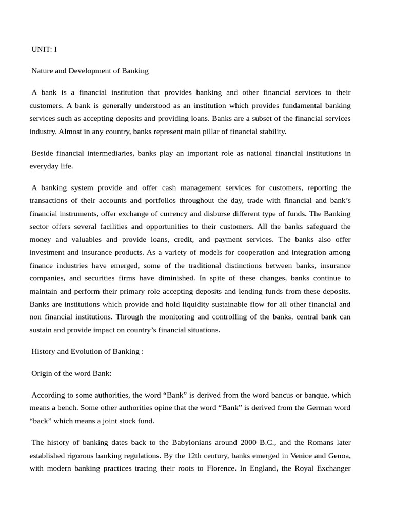 Banking notes | PDF