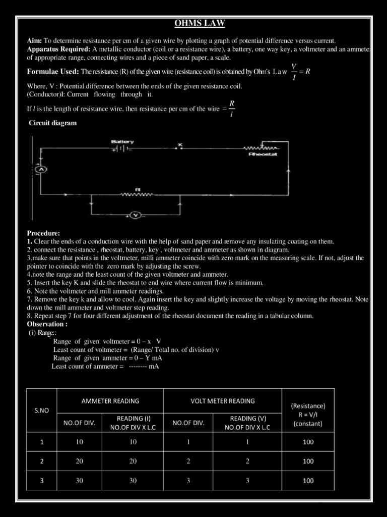 Updated Phy Practical Procedure - Converted | PDF