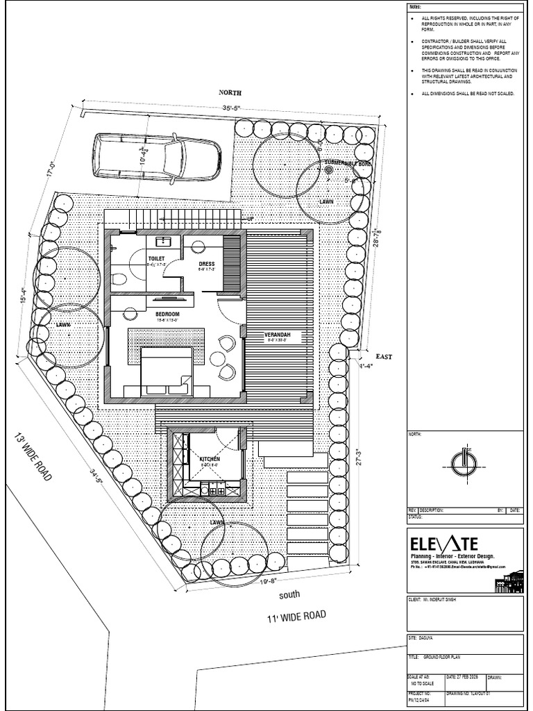 REVISED GROUND FLOOR PLAN OP5 a | PDF | Technical Drawing