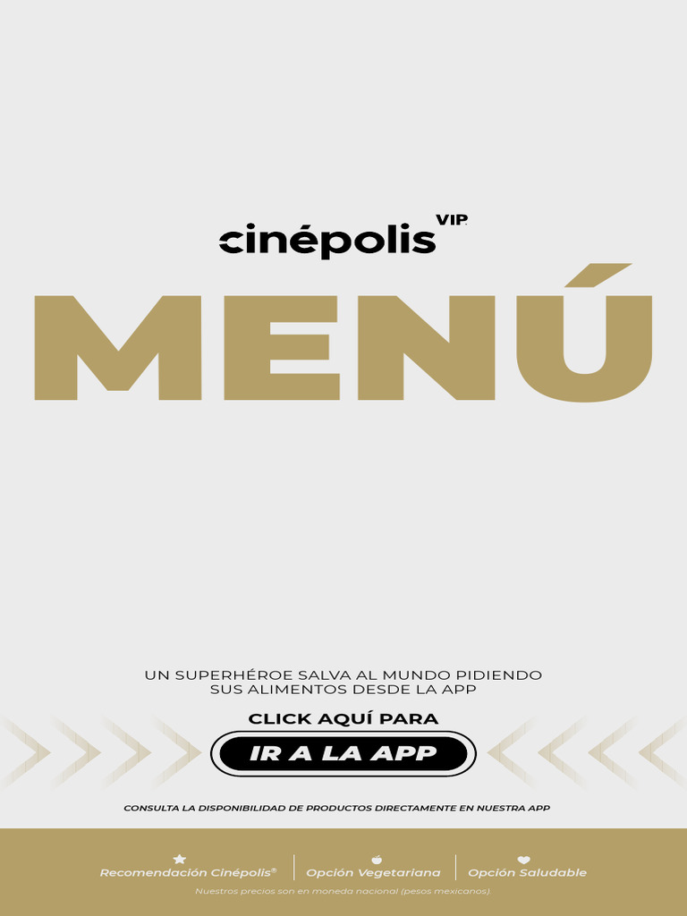 Httpstatic.cinepolis.comresourcesmxdocumentsMENU+VIP+NACIONAL.pdf | PDF ...
