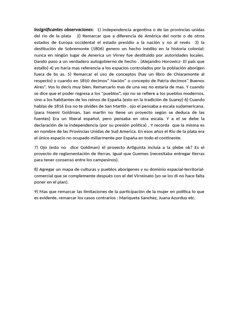 Insignificantes observaciones | PDF