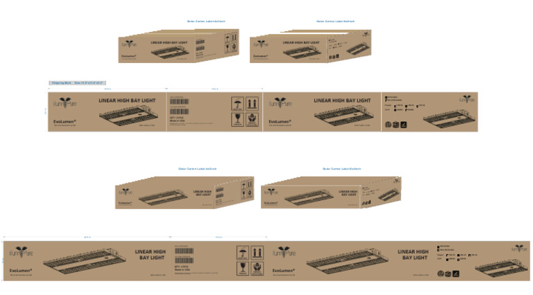 Linear High Bay Lhbc Packaging Standard | PDF