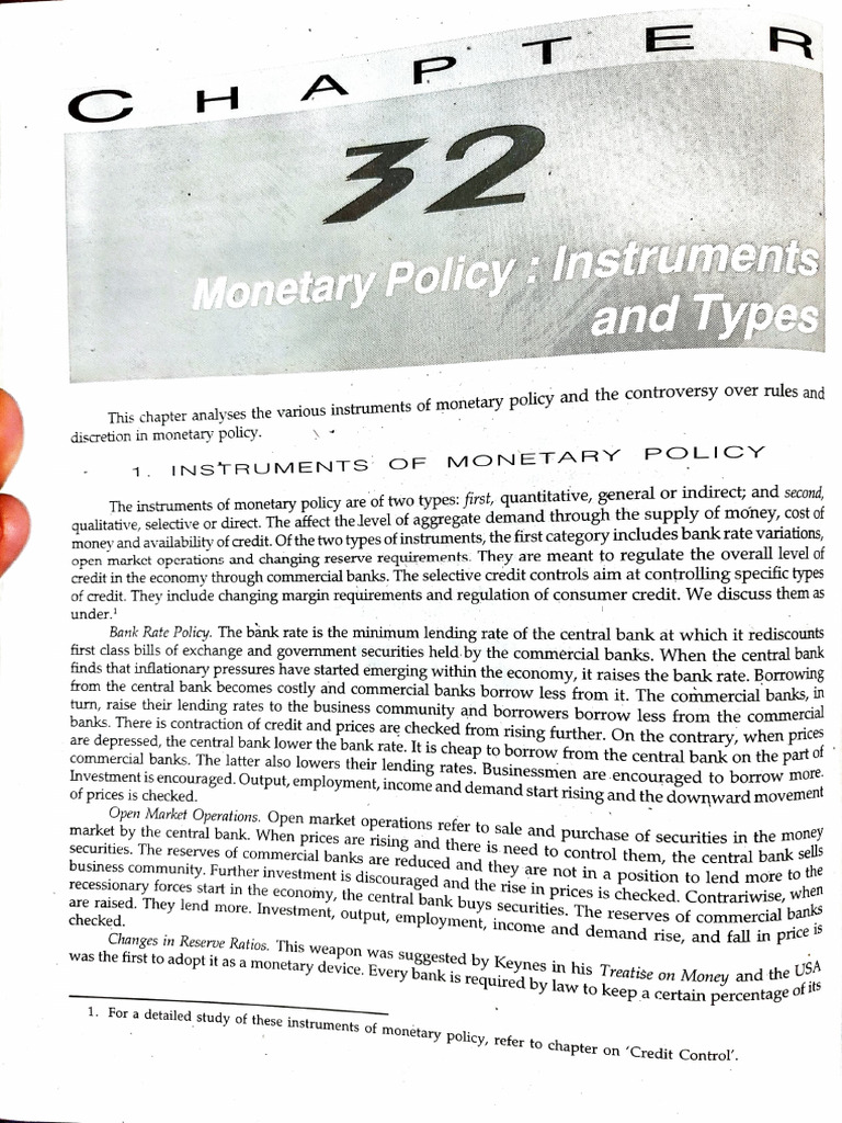 Monetary Policy Instruments and Types | PDF | Monetary Policy | Recession