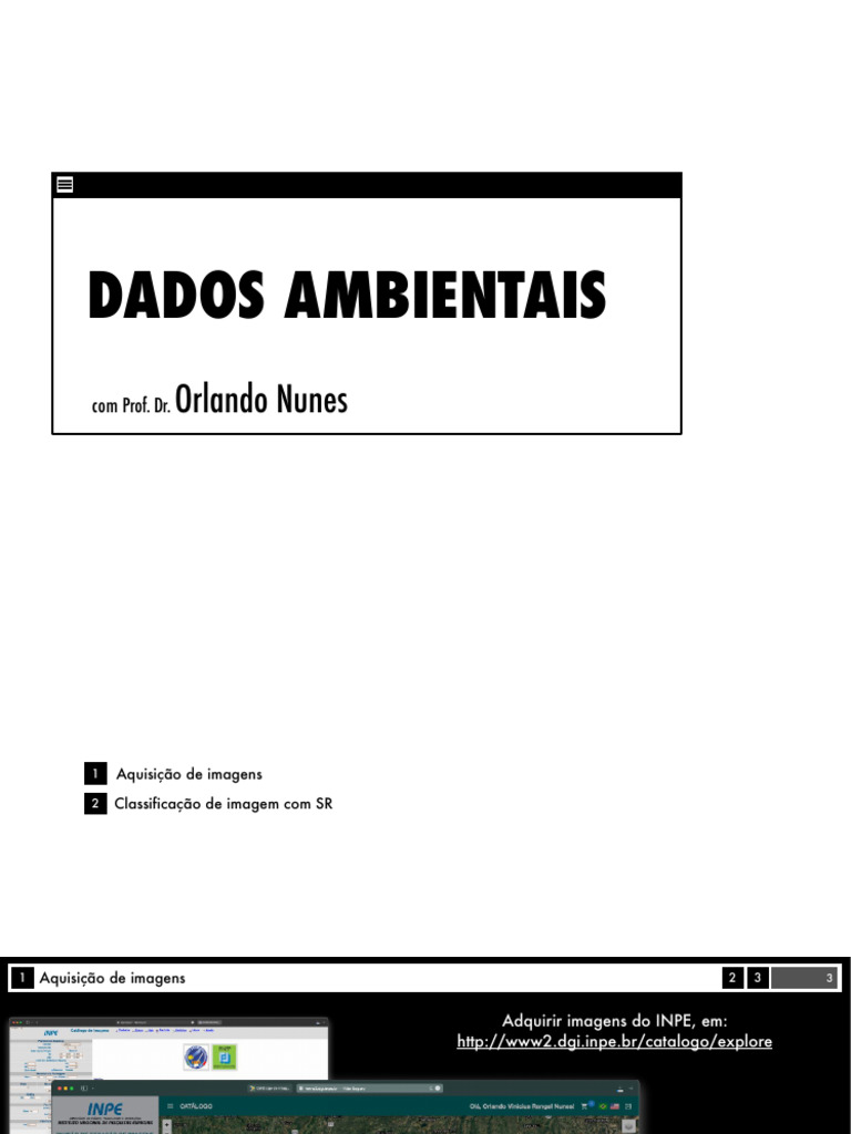 Dados ambientais - INPE | PDF
