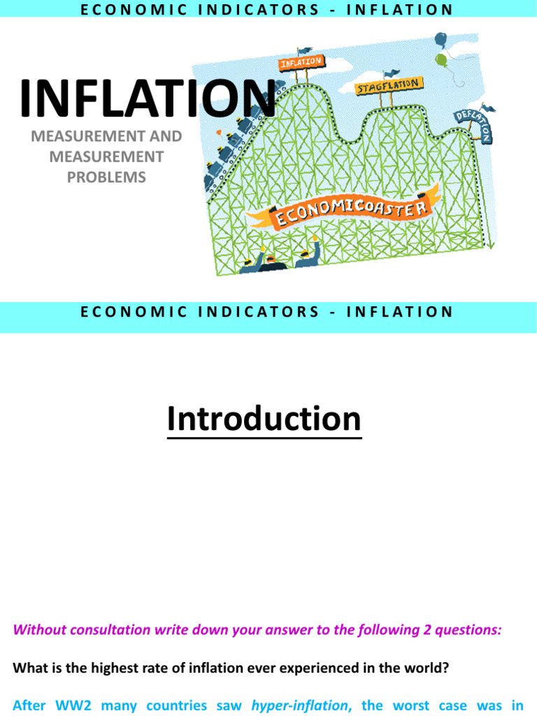 Economic_Indicators_Inflation_PPT_Teacher | PDF | Cost Of Living ...