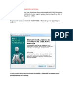 Pasos para Descargar El Antiviruz Eset Nod32