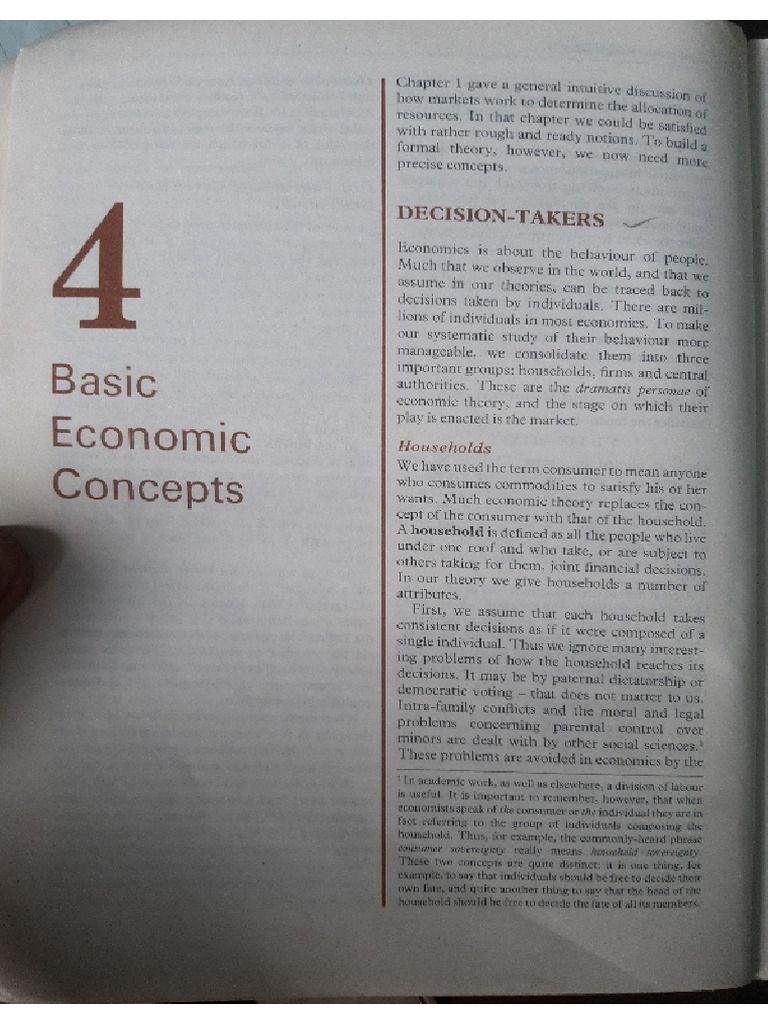 Chapter 4- Basic Eco Concepts (Lipsey) | PDF