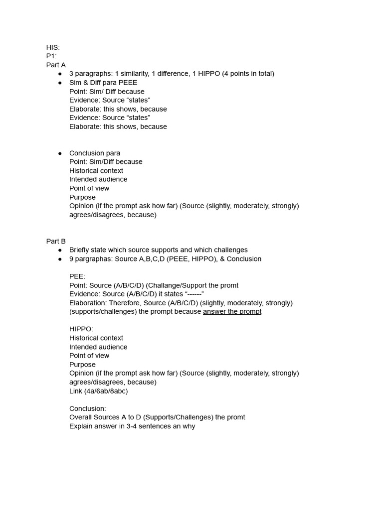 How to Attempt as Level History Paper | PDF