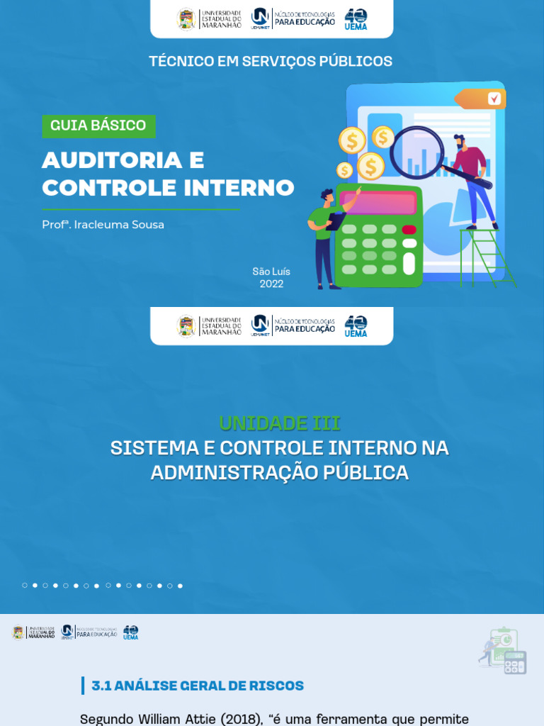 Guia Básico (Unidade 3) - Auditoria e Controle Interno | PDF ...