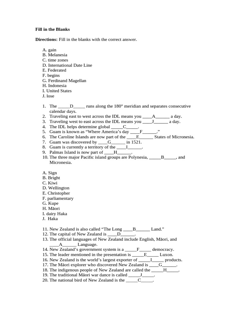 ASIAN Questions | PDF