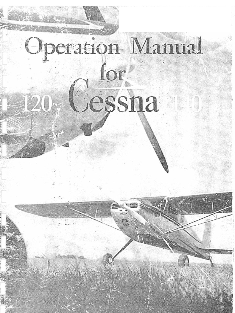 Operation Manual for the Cessna 120 and 140 | Carburetor | Flap  (Aeronautics)