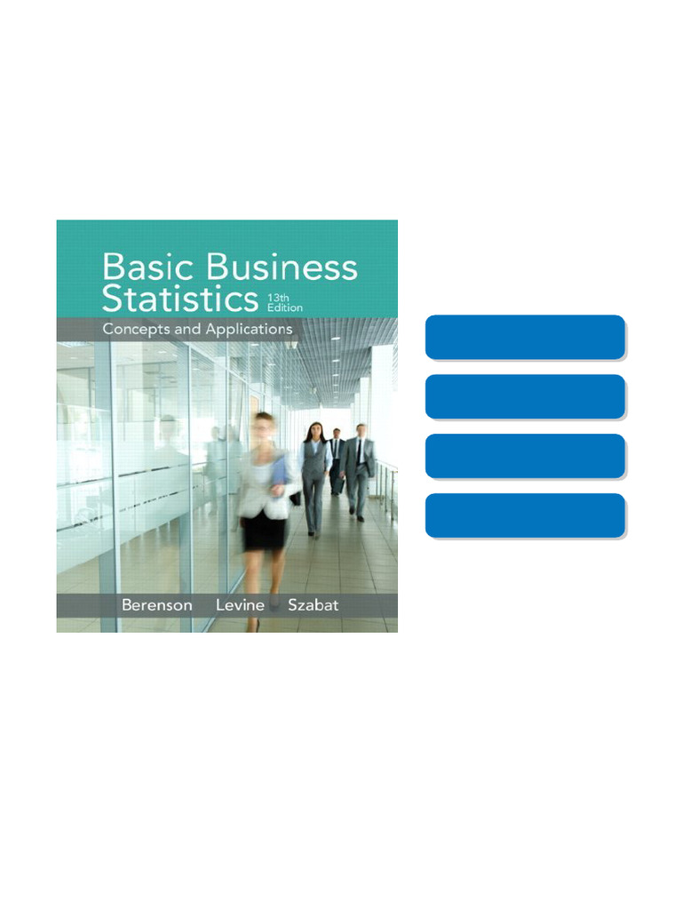 Basic Business Statistics Berenson 13th Edition Solutions Manual ...