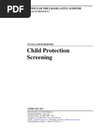Minnesota, Child Protection Screening, Feb 2012