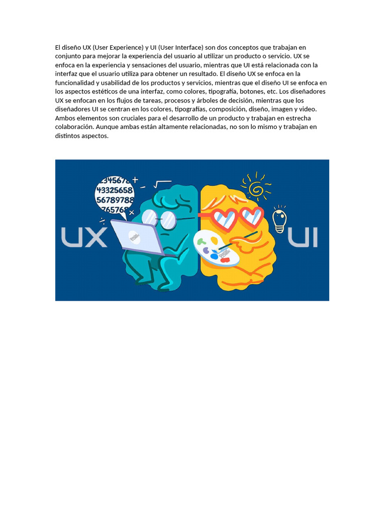 El Diseño UX | PDF | Experiencia de usuario | Usabilidad