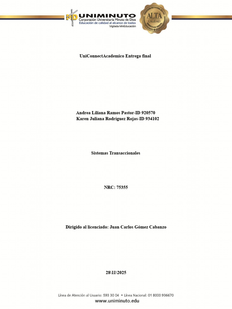 PROYECTO ENTREGA FINAL | PDF | Servidor SQL de Microsoft | SQL