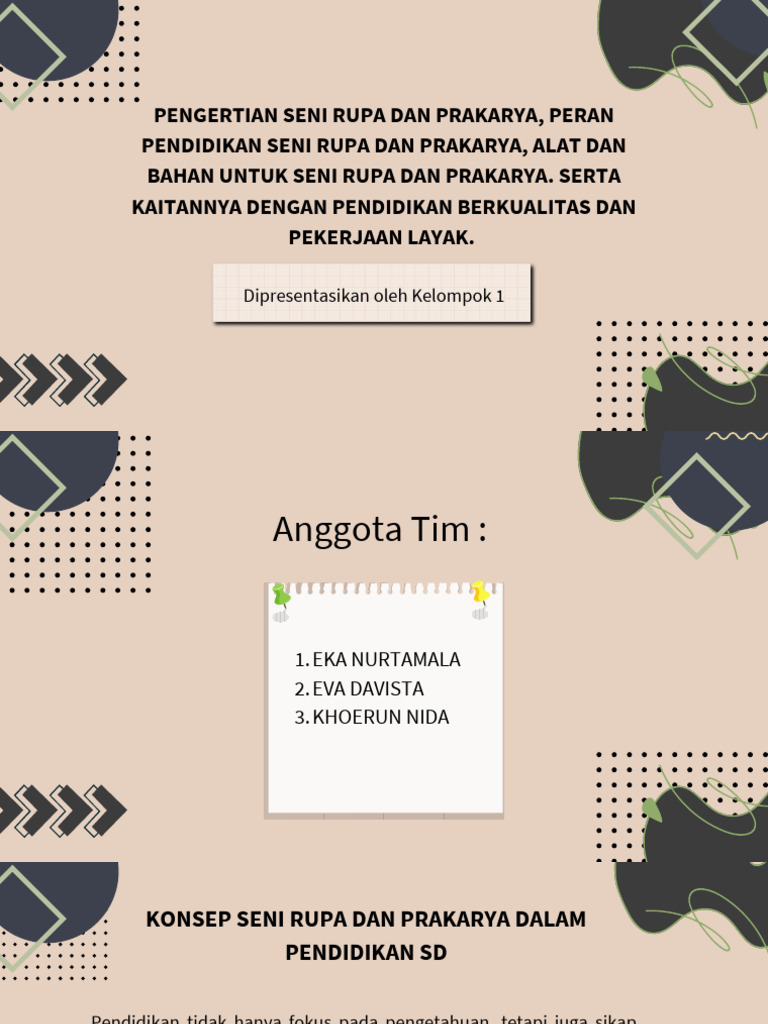 Seni Rupa KL.1 | PDF